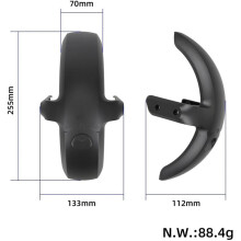 2-in-1 for / Integrated Taillight for F3 Electric Scooter,Front Mudguard Scooter Replacement Parts