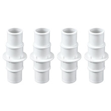 Pool Connector Hose Couplings are Available in 1-1/4 Inch and 1-1/2 Inch 4-Piece Sets with for Swimming Pool Vacuum