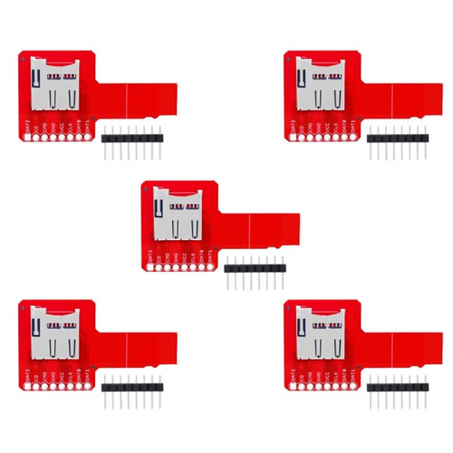 5Pcs Micro Sniffe /TF Card Storage Expansion Module for  SPI Adapter Board Module Easy to Integrate