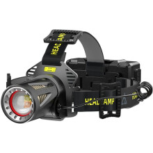 Bright Headlight LED Headlamp Strong Light USB Rechargeable Lamp for Zoomable Camping Fishing