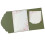 30 Peças Envelopes Tri-Fold 18x13cm / 7.1x5.1 Polegadas, Papel 250g para Convites de Casamento, Postais, Embalagem de Presentes Verde 1