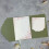 30 Peças Envelopes Tri-Fold 18x13cm / 7.1x5.1 Polegadas, Papel 250g para Convites de Casamento, Postais, Embalagem de Presentes Verde 3