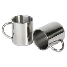 10oz/300ml Stainless Steel Coffee Mug with Handle Metal Double Walled Cups Camping Mug Dishwasher Safe Tea Cups for Home
