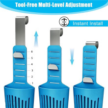 Toilet Tank Cleaner Tablet Holder,Hanging Basket Drop-in Toilet Bowl Tablets, Tablet Holder,Helps Reduce Residue