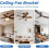 Ceiling Fan Mounting Bracket Kit,Universal Ceiling Canopy Fan Balancing Adapter-Supports 50lb Load,30Slope Installation 6