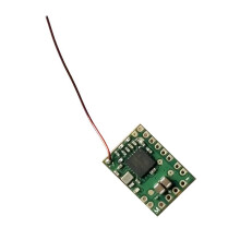 MXR62-A2 PRO 2S Micro-Ontvanger met Ingebouwde 7A 2S Borstelloze ESC Ondersteunt PPM MBUS en SBUS Signaaluitgang voor Flysky AFHDS