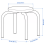 IKEA GREJSIMOJ Children's Stool 28 cm 5