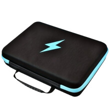 EVA Battery Organizer Case - Large Capacity Portable Storage Box for AA, AAA, Button Cells & Tools - Travel Friendly