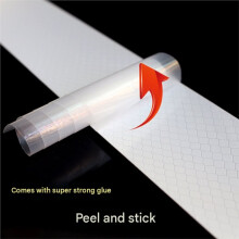 Cinta Reflectante de Alta Visibilidad - Adhesivo de Seguridad Fluorescente e Impermeable para Vehículos, Carreteras y Uso en Exteriores de 3 cm