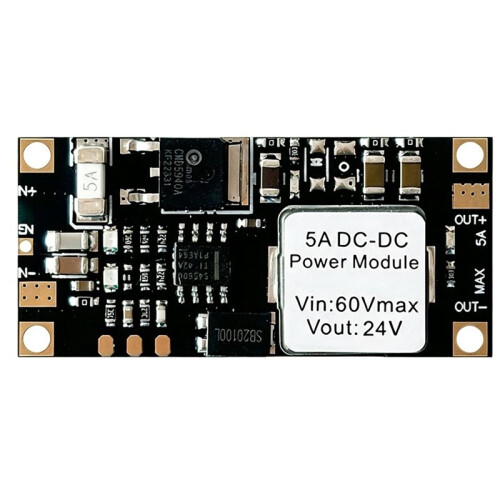 5A - Step-Down Module Power Converter Low Ripple High Efficiency for Drones Industrial Control DC25.5-60V to 24V