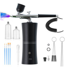 Airbrush Kit Rechargeable Cordless Airbrush Compressor,Portable Handheld Airbrush Gun,Airbrush Set with Catheter