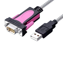 USB to RS232 Male DB9 Cable Serial COM Port Adapter Chip USB R232 Converter Cable for Win 11/10/ 8.1 8 7 Vista XP