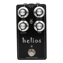 MOSKYAUDIO Helios Analog Guitar Overdrive Effect Pedal 3-Stage Comp 808 Mode 9-18V True Bypass Boost EQ Stompbox