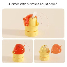 6 Stück Wiederverwendbare Kinder-Getränkewasserflasche mit Strohhalmdeckel, Wasserflaschen-Strohhalmabdeckung, Wasserflaschen-Ausgießeradapter für