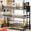 Space Saving Over The Sink Dish Drying Rack 3 Tier Adjustable Dish Drainer Large 2