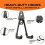 Multi-Sized Wall-Mounted Tool Hangers with Anti-Rust PVC Coating for Bikes, Ladders, Garden Tools 4