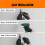 Multi-Sized Wall-Mounted Tool Hangers with Anti-Rust PVC Coating for Bikes, Ladders, Garden Tools 5