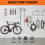 Multi-Sized Wall-Mounted Tool Hangers with Anti-Rust PVC Coating for Bikes, Ladders, Garden Tools 8
