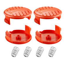 Trimmerlijnkap en Veer voor , Trimmer Vervangingsspoelkap Covers voor AFS Trimmer (RC100P)