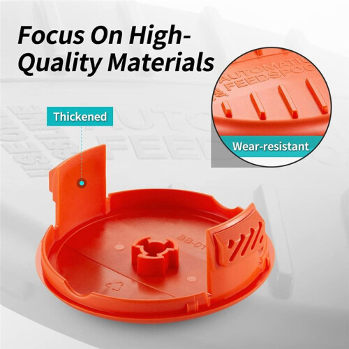 Trimmer  Cap and Spring for ,Trimmer Replacement Spool Cap Covers for  AFS Trimmer (RC100P) 2