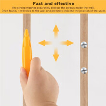 4 Pcs Stud Finder Magnet, Stud Finder Easy to Locate Screws, Metal Studs and Nails, Nail Locator for Drywall and Wood