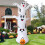 GOOSH 9.8FT Inflatable Halloween Overlap Ghost 3 Pack Builtin LEDs Indoor Outdoor Decor 4