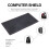 Computer Case Magnetic Dust Filter Mesh PC Case Cooling Fan Computer Guard Cover Horn Net 12 X 24CM 1