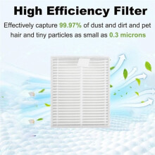 Vacuum Main Side Brush Filter Dust Bag Mop Pad for 115 Combo / 115 Combo+ Replacement Parts