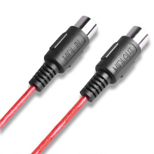 WERSI 5-Pin USB MIDI-Kabel in-Out-Kabeladapter Midi-Port Midi-Kabel-Converter PC zu Musikkeyboard-Adapterkabel DJ-Ausrüstung