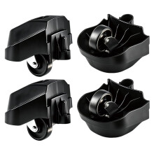 4 ST 12388 Fotkåpa & 12293 Kullagerhjul Kit för Ridgid 6-16 Gallon Våt/Torr Dammsugare Hjul Ersättning