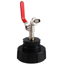 IBC Tank Tap Adapter S100X8 Thread IBC Tank Tap Adapter 1/2'' Connector for Garden Home Valve Fitting Faucet