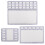 3 Style  Beading Mat for Jewelry Making with Centimeter Scale and Alphabetic Grid 1