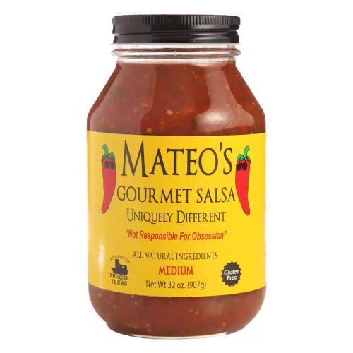 Mateo's Gourmet Salsa Medium Heat 907g