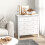 Modern 5-Drawer Chest in White 6