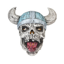 Ugly Latex Skull Mask Viking Helmet Halloween Ghost Party Decoration Perfect for Spooky Events