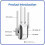 WiFi Signal Extender Range Repeater Booster Internet Amplifier 1200Mbps UK Plug 9