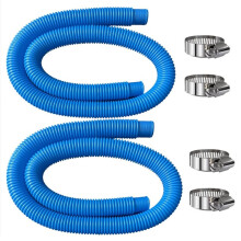 2Pcs 1.25" Pool Hose, 59" Long Accessory Pool Pump Replacement Hoses, Compatible with All Above Ground Pool Filter Pumps