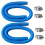 2Pcs 1.25" Pool Hose, 59" Long Accessory Pool Pump Replacement Hoses, Compatible with All Above Ground Pool Filter Pumps 1