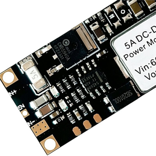 5A - Step-Down Module Power Converter Low Ripple High Efficiency for Drones Industrial Control DC25.5-60V to 24V 2