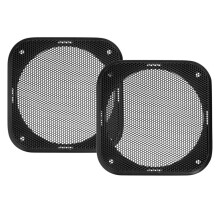 2 Pezzi di Griglie Quadrate da 4 Pollici per Altoparlanti, Coperture In Rete, Protezione per Altoparlanti Subwoofer, Antipolvere per Installazione