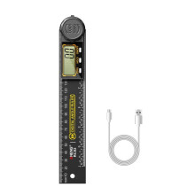 ANENG RC02 Régua Digital de Ângulo Medidor Digital Goniômetro com Valor de Divisão de 0,1 para Decoração de Casa Construção Peças DIY