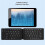 Foldable  Keyboard, Rechargeable Ultra Slim Keyboard for Smartphone Tablet and Laptop 5