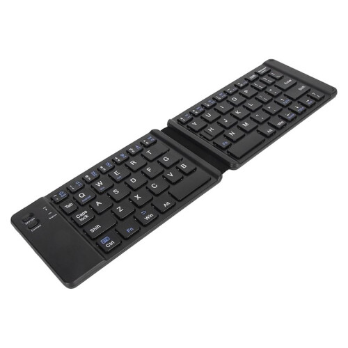 Foldable  Keyboard, Rechargeable Ultra Slim Keyboard for Smartphone Tablet and Laptop 1