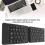 Foldable  Keyboard, Rechargeable Ultra Slim Keyboard for Smartphone Tablet and Laptop 3