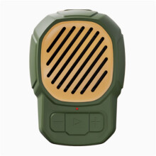 Wearable Speaker with Magnetic Clip, Portable Speaker, IPX6 Waterproof, Built-in Mic