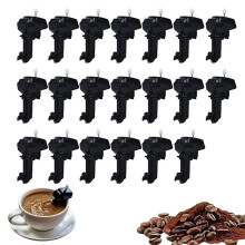 Bootmotor Koffie Roerstaafje, Opwindbare Buitenboordmotor Boot Koffie Roerstaafje, Drank Meng Gadget Boot Propeller Koffie Roerstaafjes