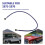 För  Eldorado & Biarritz 1971-1976 Motor Kabel för Fällbart Tak Vänster HPDC1-CA 6