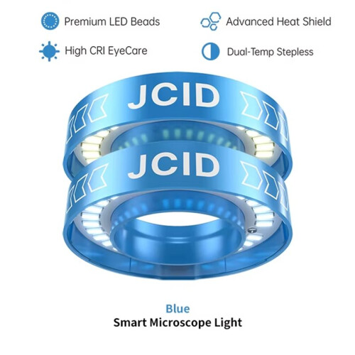JCID Microscope LED  Light Adjustable Temperature Brightness for Phone Motherboard Repair Tools Sets 2
