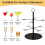 1 Tree-Shaped Wine Glass Display Rack with Two Layers and Eight Compartments, Perfect for Displaying Party Drinks 5
