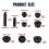 For Chevy   6 Speed Only Transmission Bushing Driver Installer Tool Kit 6L80, 6L90 10